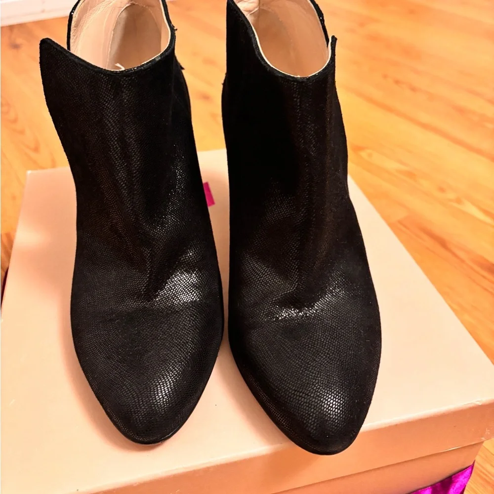 Kaktus Black Textured Ankle Booties Patricia Blanchet - Picture 5 of 9